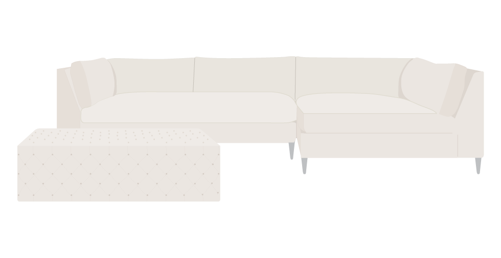 CB2 Decker Sofa Slipcover